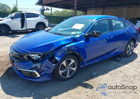 2021 Honda Civic Lx z USA, uszkodzony, nr VIN 2HGFC2F69MH521259
